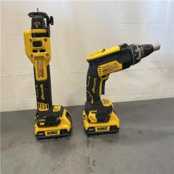 AS-IS - DEWALT 20V MAX XR Lithium-Ion Brushless Cordless 2-Tool Combo Kit