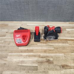 HOUSTON LOCATION - AS - IS Milwaukee FUEL 12V Lithium-Ion Brushless Cordless 3 in. Cut Off Saw W/ BATTERY & CHARGER