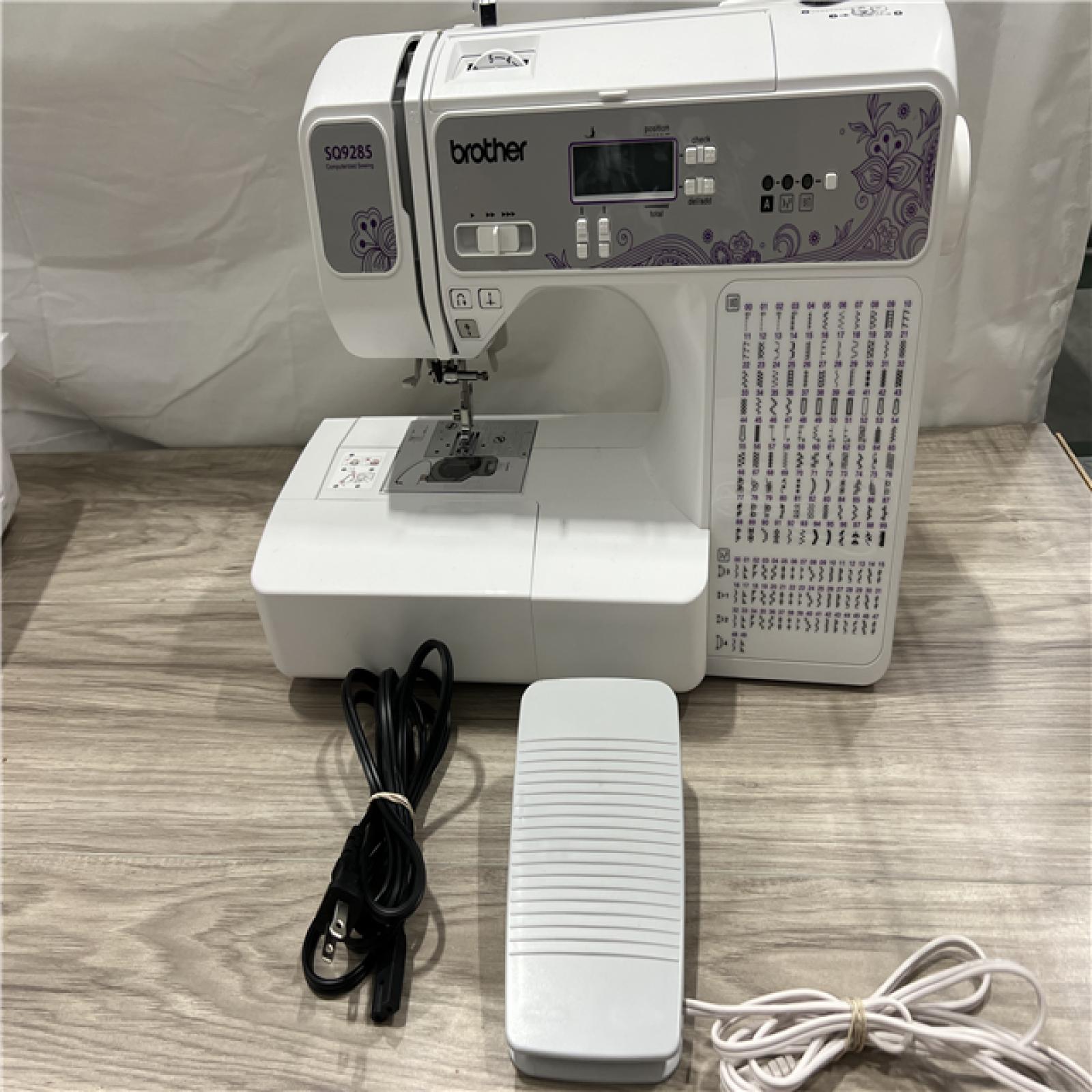 AS-IS Brother SQ9285 Computerized Sewing & Quilting Machine