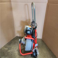Phoenix RIDGID K-400 Drain Cleaning Snake Auger 120-Volt Drum Machine with C-32IW 3/8 in. x 75 ft. Cable