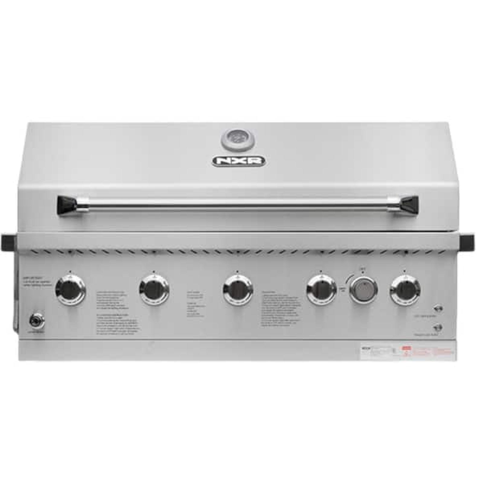 Phoenix LIKE NEW NXR 37 in. 5-Burner Built-In Gas Grill in Stainless Steel with Infrared and Rotisserie Burner