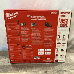 NEW - Milwaukee 18V Lithium-Ion Cordless (5-Tool) Combo Kit