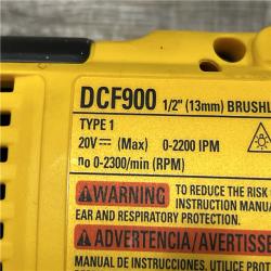 AS-IS DEWALT 20V MAX Lithium-Ion Cordless 1/2 in. Impact Wrench Kit