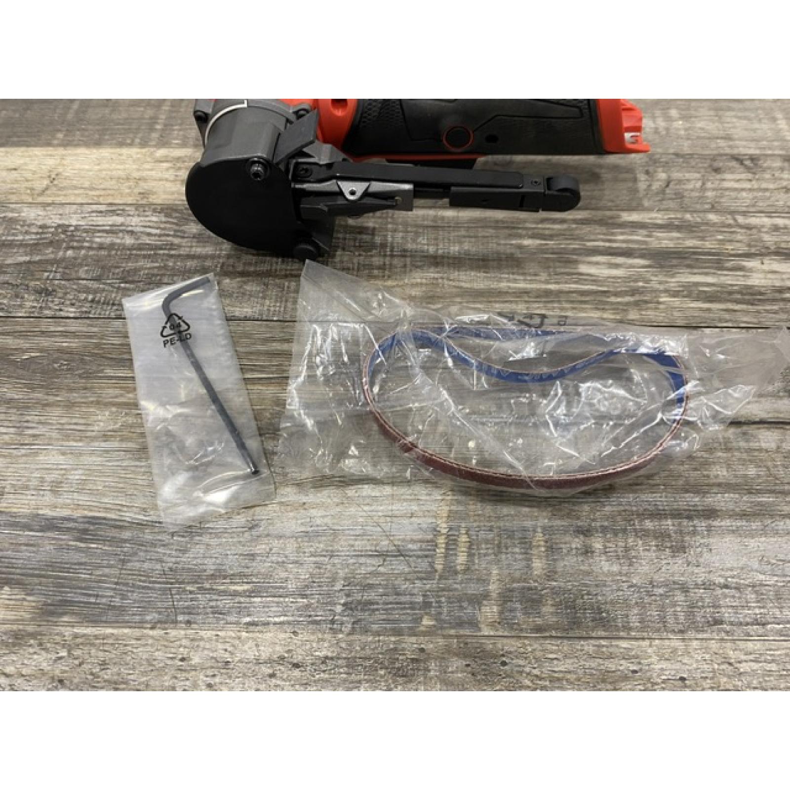 AS-IS Milwaukee FUEL 12V Lithium-Ion Brushless Cordless 3/8 in. x 13 in. Bandfile (Tool-Only)