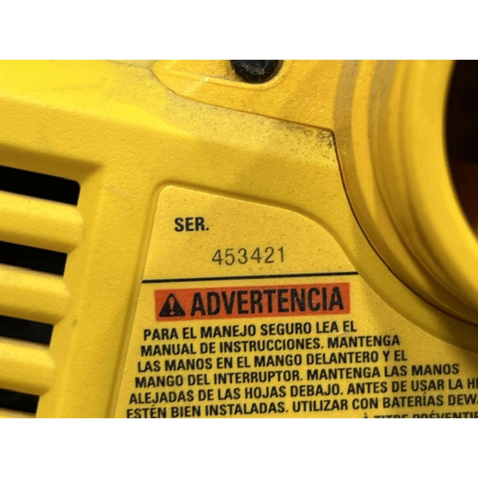 AS-IS DEWALT 20V MAX XR Cordless Brushless 3-1/4 in. Planer (Tool Only)