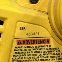 AS-IS DEWALT 20V MAX XR Cordless Brushless 3-1/4 in. Planer (Tool Only)
