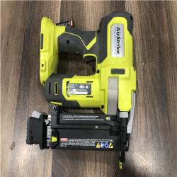 AS-IS RYOBI ONE+ 18V 18-Gauge Cordless AirStrike Brad Nailer (Tool Only)