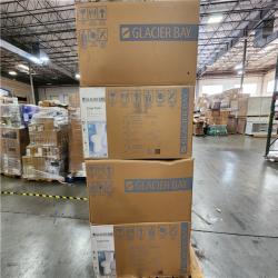 Phoenix Location Glacier Bay 10 inch Rough In Two-Piece 1.28 GPF Single Flush Elongated Toilet in White Seat Included (8 Toilets)