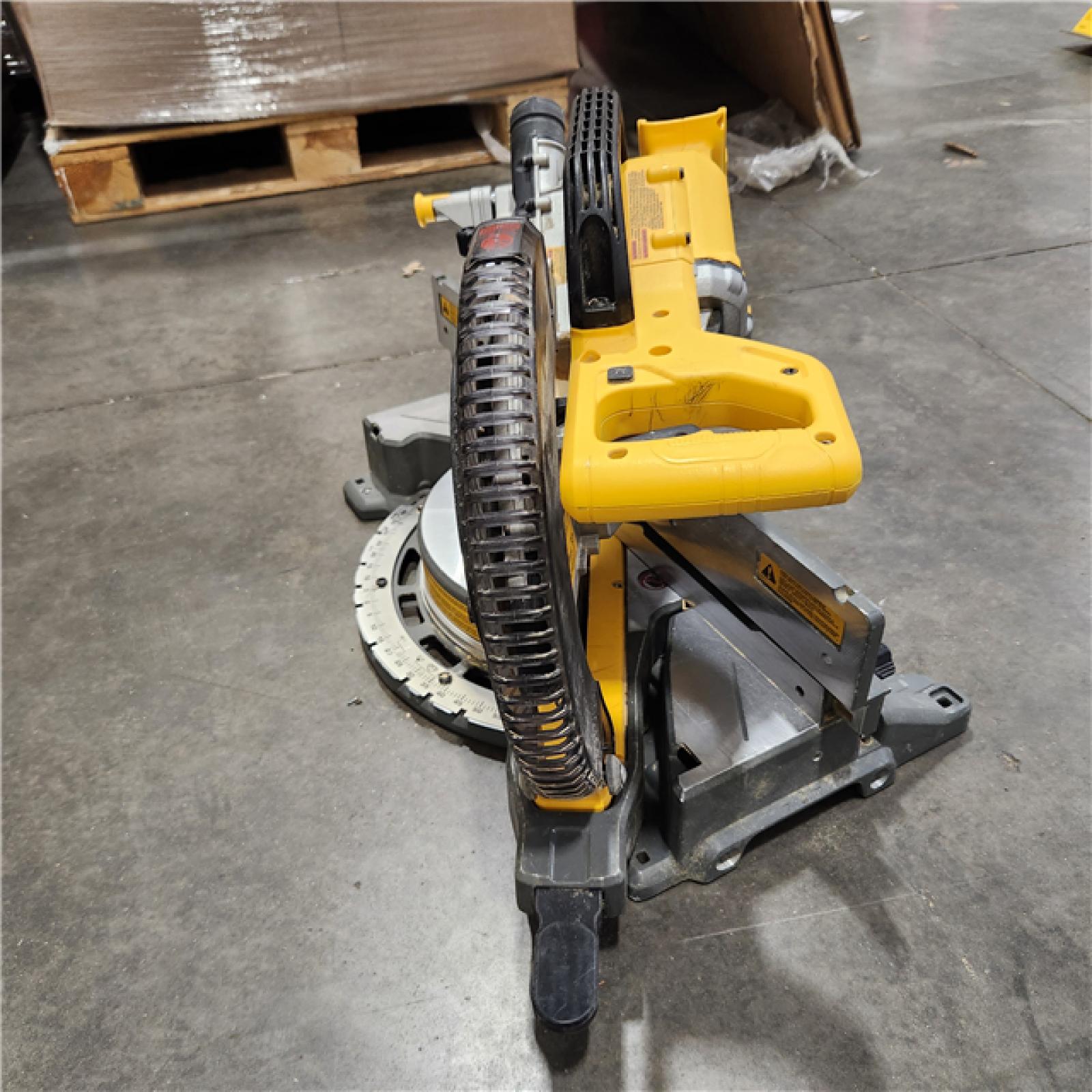 As-Is  DEWALT 60V Lithium-Ion Brushless Cordless 12 in. Sliding Miter Saw (Tool Only)