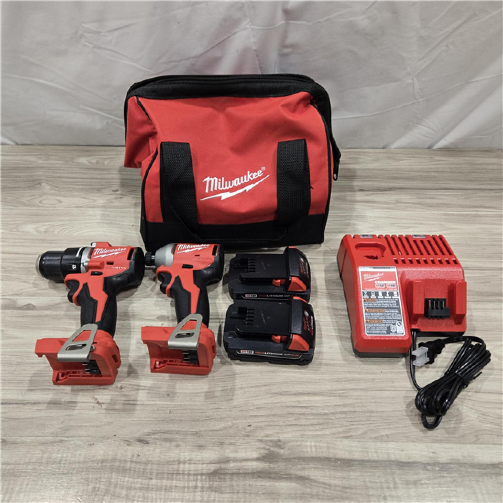 AS-IS Milwaukee M18 Compact 2-Tool Combo Kit