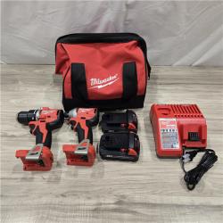 AS-IS Milwaukee M18 Compact 2-Tool Combo Kit