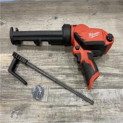 AS-IS Milwaukee 12V Lithium-Ion Cordless 10 oz. Adhesive and Caulk Gun (Tool-Only)