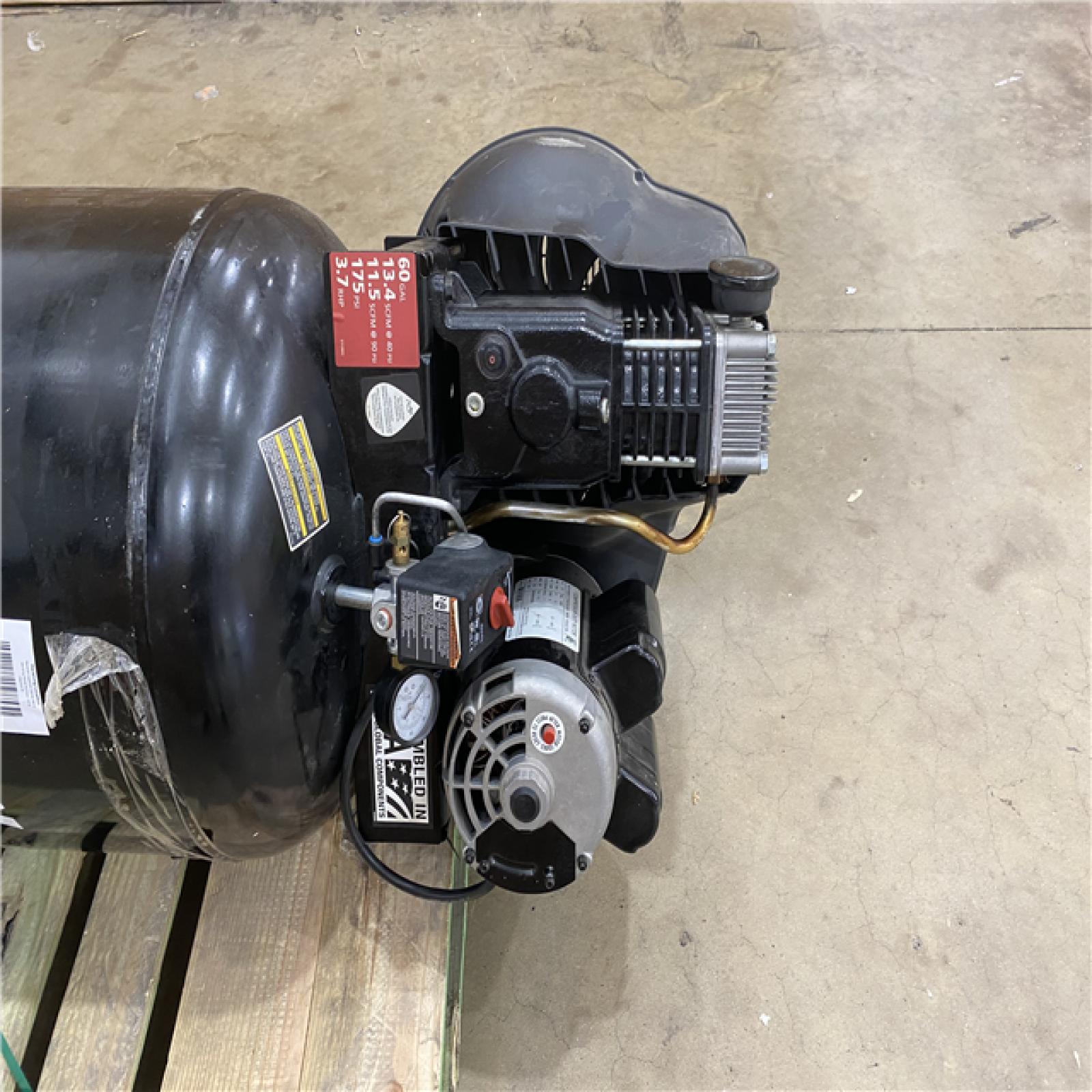 Houston Location AS IS - Outdoor Power Equipment HUSKY 60-Gallon Stationary Air Compressor