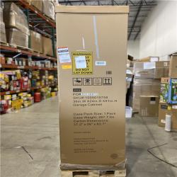 DALLAS LOCATION - Husky Heavy Duty Welded 20-Gauge Steel Freestanding Garage Cabinet in Black (36 in. W x 81 in. H x 24 in. D)