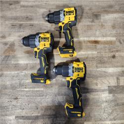 HOUSTON LOCATION - AS-IS (3) DEWALT 20V Compact Cordless 1/2 in. Hammer Drill (Tool-Only)