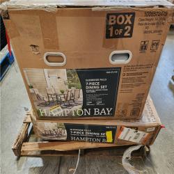 Phoenix LIKE NEW Hampton Bay Glenridge Falls 7-Piece Metal Padded Sling Rectangular Outdoor Dining Set in Putty Beige