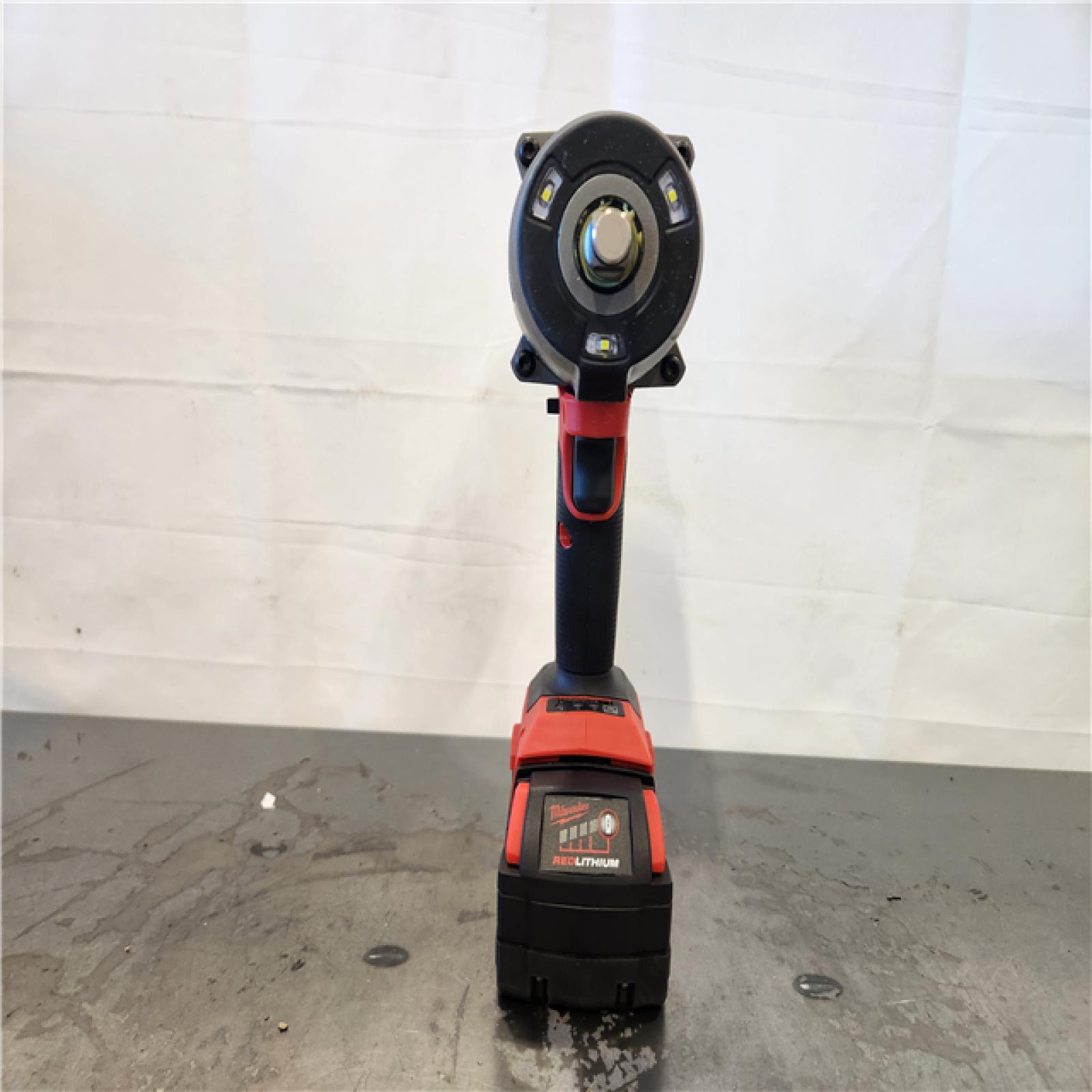 AS-IS- Milwaukee FUEL 18V Lithium-Ion Brushless Cordless 1/2 in. Impact Wrench w/Friction Ring Kit