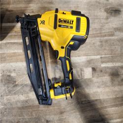 HOUSTON LOCATION - AS-IS DeWalt 20V 16 Gauge Cordless Angled Finish Nailer Kit W/ 2Ah Battery