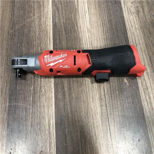 AS-IS Milwaukee M12 FUEL 12V Lithium-Ion Compact 3/8 in. Cordless Ratchet (Tool-Only)