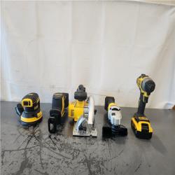 AS-IS- Dewalt 20-Volt MAX ToughSystem Lithium-Ion 5-Tool Cordless Combo Kit