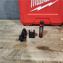 HOUSTON LOCATION - AS-IS MILWAUKEE 100 ft. REDLITHIUM Lithium-Ion USB Green Rechargeable Cross Line Laser Level