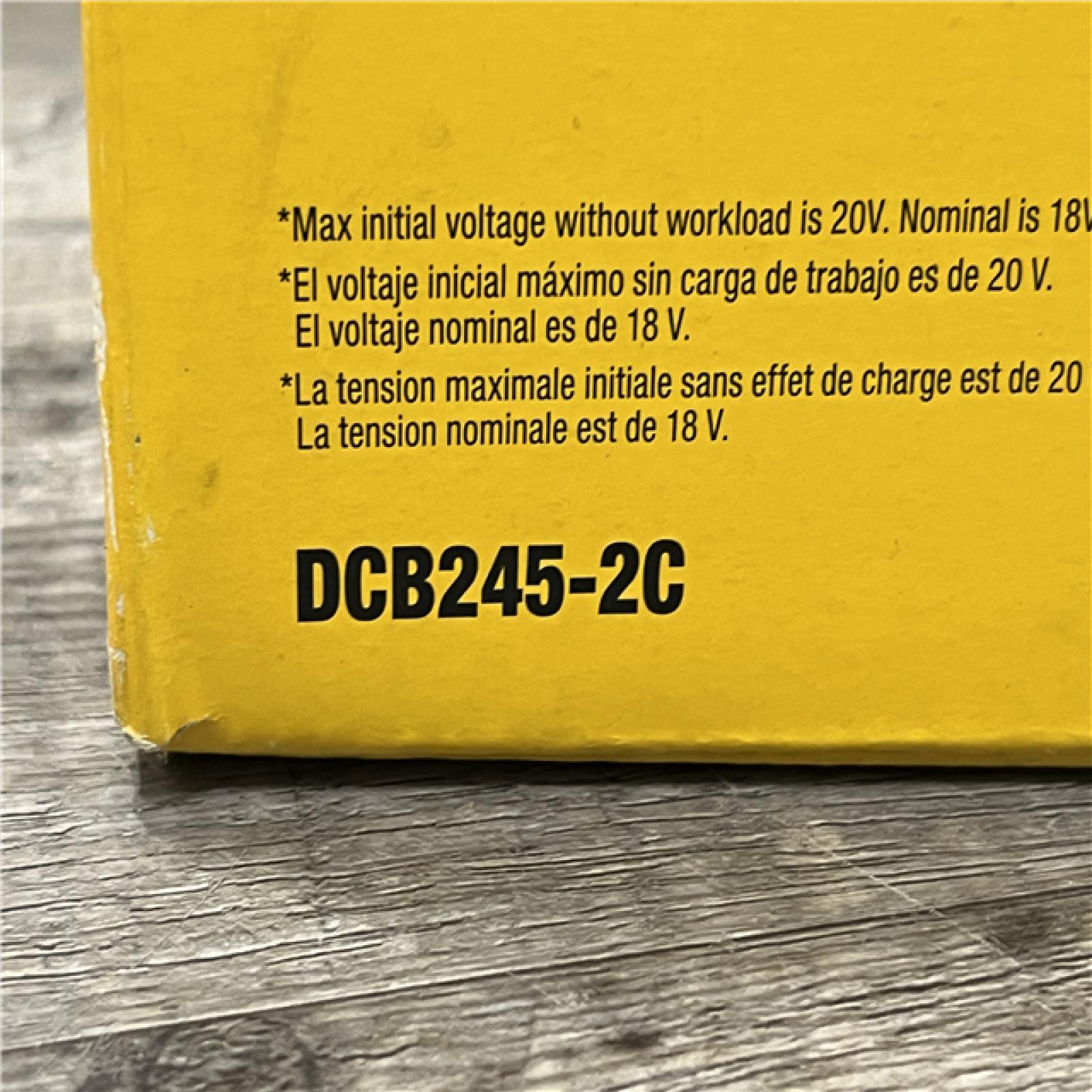 AS-IS DEWALT 20V MAX Lithium-Ion Starter Kit with 4.0 Ah and 5.0 Ah Batteries and Charger