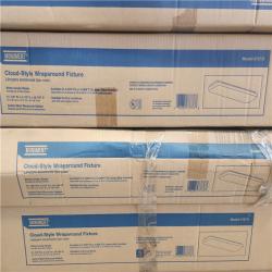 Phoenix NEW Monument 673776 4-Light White Rectangular Flushmount