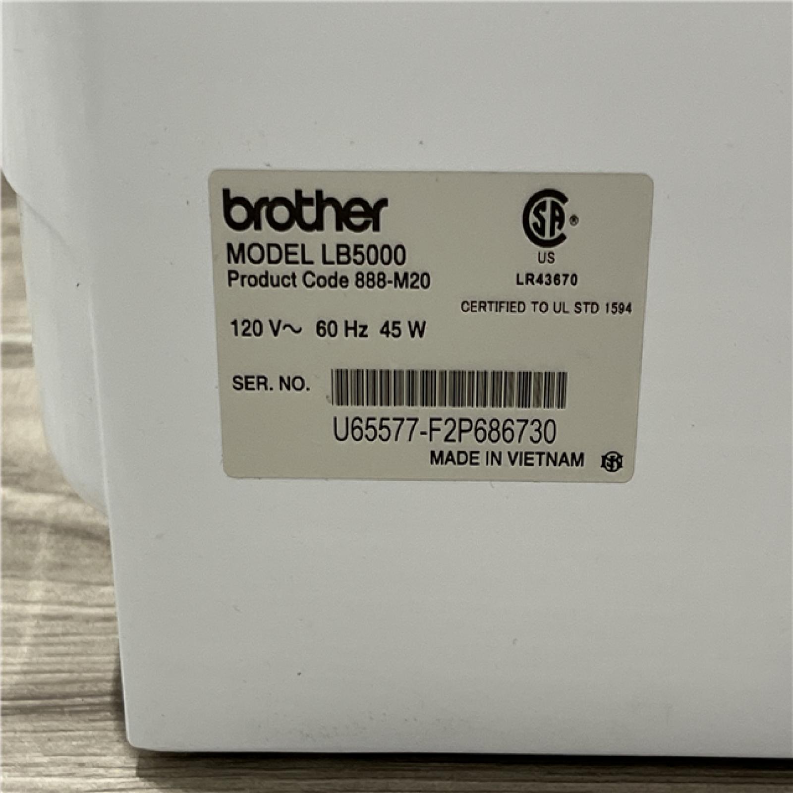 AS-IS Brother LB5000 Computerized Sewing & Embroidery Machine