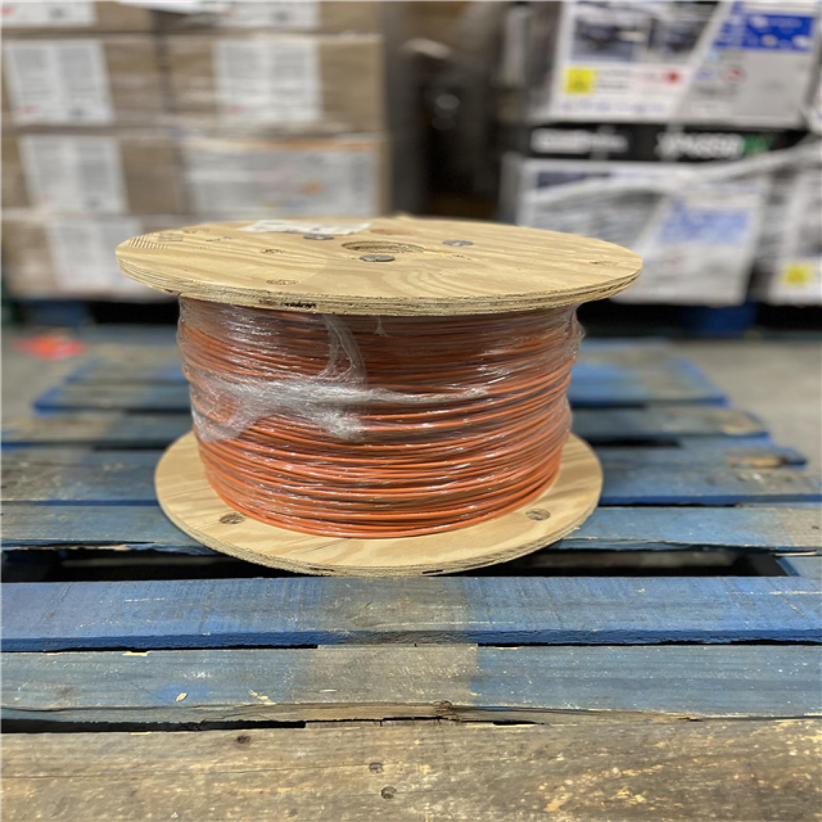 DALLAS LOCATION - AS-IS Southwire 2,500 ft. 6 Orange Stranded CU SIMpull THHN Wire (SEE NOTES)