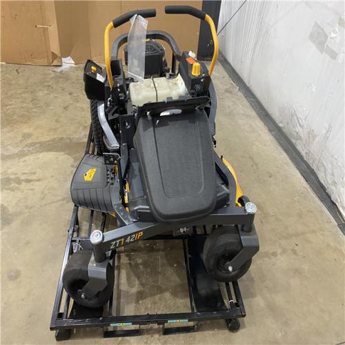 Houston Location - AS-IS Outdoor Power Equipment CUB CADET ZT1 42IP SIT DOWN MOWER