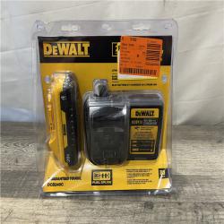 NEW - DEWALT 20-Volt MAX Lithium-Ion 4.0Ah Battery with 12-Volt to 20-Volt MAX Charger
