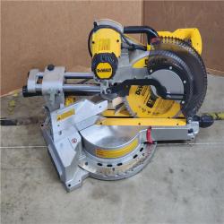 HOUSTON LOCATION - AS-IS DEWALT 15 Amp Corded 12 in. Double Bevel Sliding Compound Miter Saw