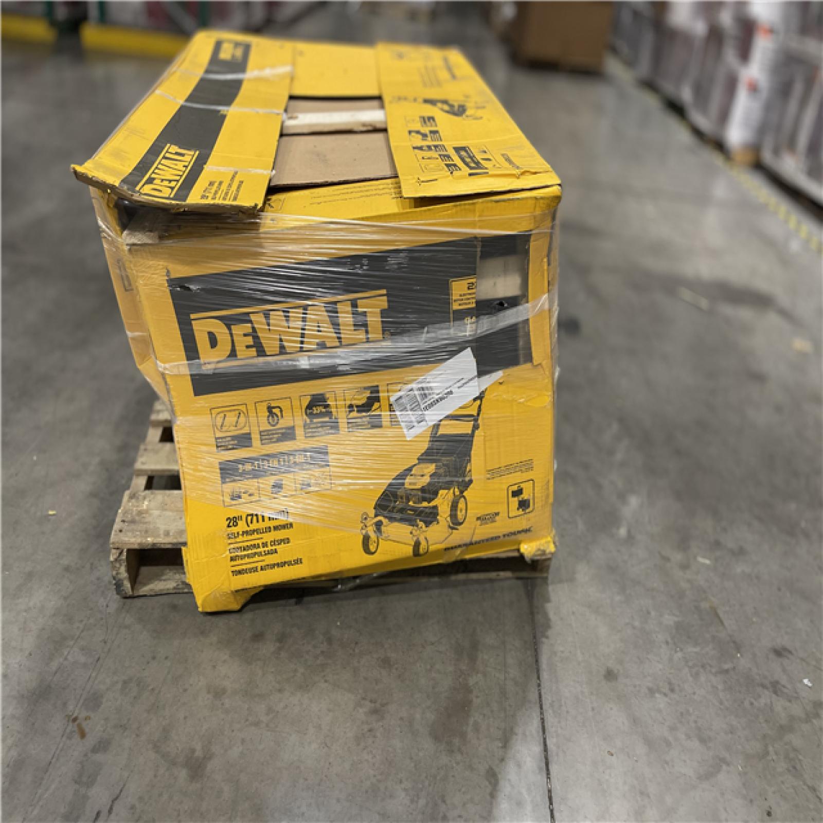 DALLAS LOCATION- DEWALT 28 in. 224cc E-GOV Engine 3-in-1 Gas RWD Self-Propelled Lawn Mower
