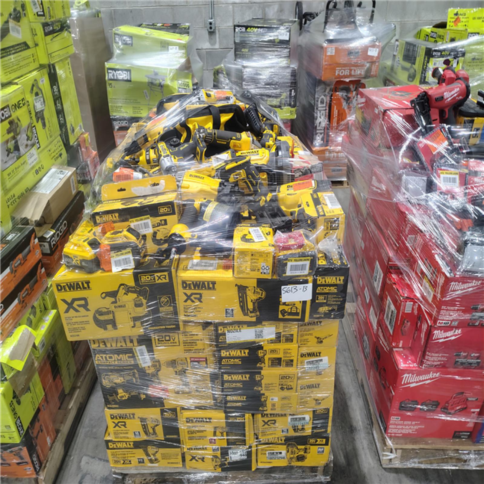 Pittston Location As-Is Power Tools Partial Truckload (11 pallets) 5613-B