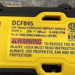 AS-IS DEWALT 20-Volt Maximum XR Lithium-Ion Cordless Brushless 1/4 in. 3-Speed Impact Driver Kit