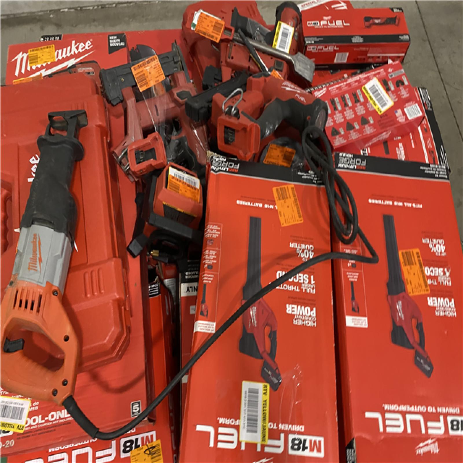Dallas Location - As-Is MILWAUKEE Tool Pallet