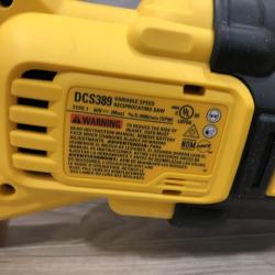 AS-IS DeWalt FLEXVOLT 60V MAX Cordless Reciprocating Saw (Tool-Only)