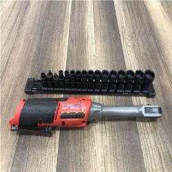 AS-IS Milwaukee FUEL 12V Lithium-Ion Brushless Cordless 1/4 in - 3/8 in Extended Ratchet (Tool-Only)