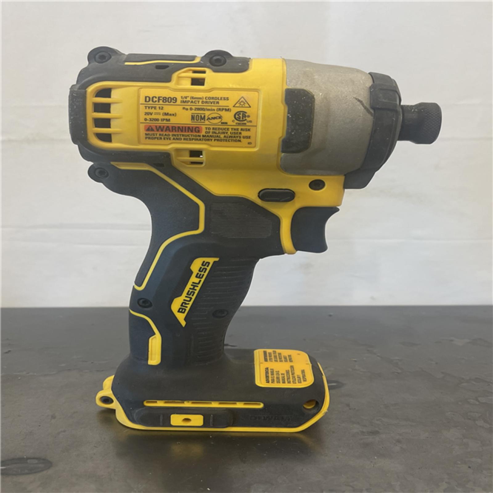 AS-IS- Dewalt DCF809 20V MAX Brushless Impact Driver – Tool Only