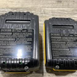AS-IS DEWALT 20V MAX Lithium-Ion Battery Kit with 5.0Ah and 2.0Ah Battery and Charger