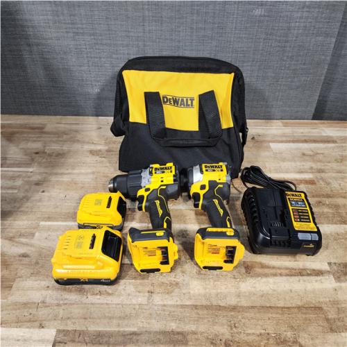Houston Location AS-IS DEWALT 20V XR Lithium-Ion Cordless 2-Tool Combo Kit