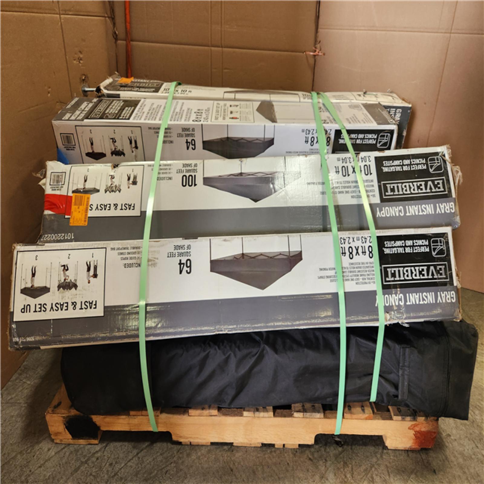 Phoenix AS-IS Mixed Everbilt Easy Instant Canopy Pallet (10-Total)