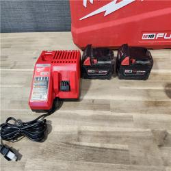 HOUSTON LOCATION - AS-IS MILWAUKEE M18 FUEL 18V Lithium-Ion Brushless Cordless Hammer Drill and Impact Driver Combo Kit (2-Tool) with 2 Batteries