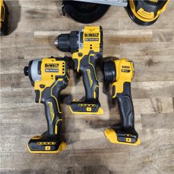 HOUSTON LOCATION - AS-IS DEWALT 20-Volt MAX Lithium-Ion Cordless 5-Tool Combo Kit with 2.0 Ah Battery, 5.0 Ah Battery and Charger
