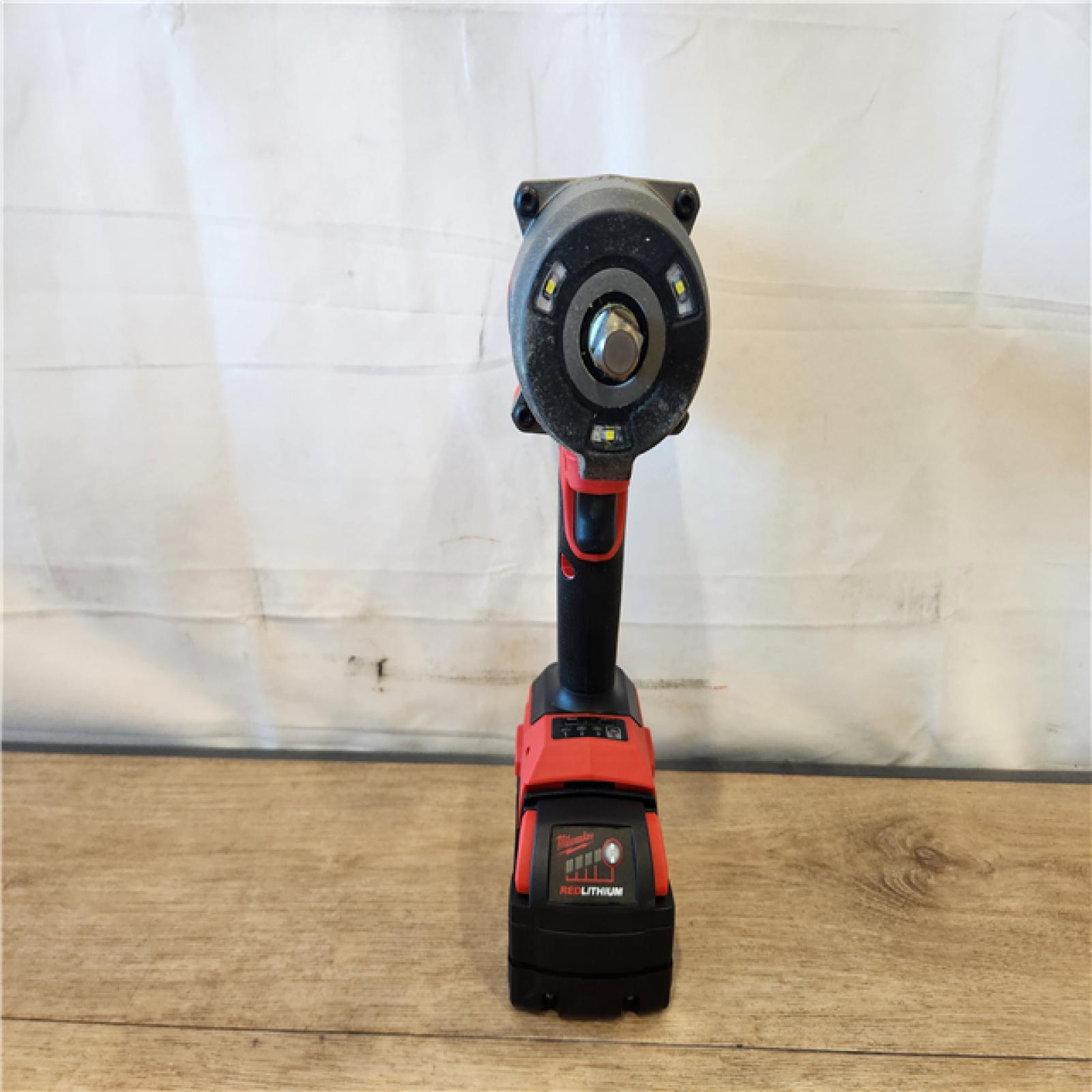 AS-IS- Milwaukee  FUEL 18V Lithium-Ion Brushless Cordless 1/2 in. Impact Wrench w/Friction Ring Kit