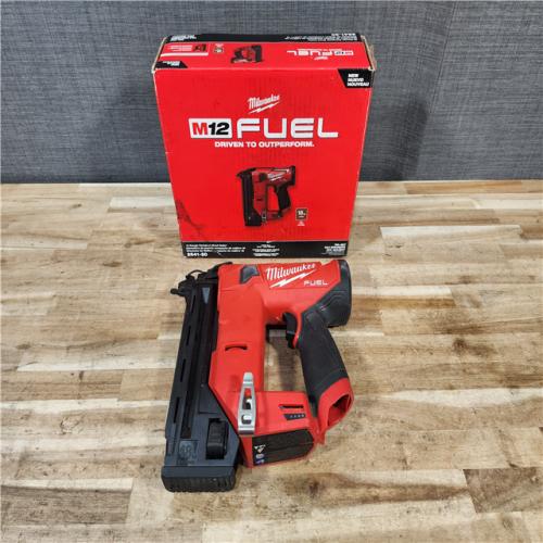 HOUSTON LOCATION - AS-IS Milwaukee FUEL 12-Volt Lithium-Ion Brushless Cordless 18-Gauge 1-1/2 in. Compact Brad Nailer (Tool Only)