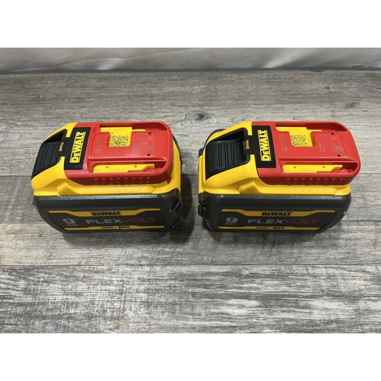 NEW - DEWALT FLEXVOLT 20V/60V MAX Lithium-Ion 9.0Ah Battery Pack (2 Pack)
