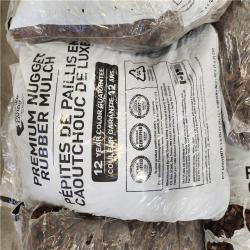 Phoenix AS-IS IMC Outdoor Loving Brown Rubber Playground and Landscape Mulch   37 Bags