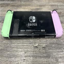 AS-IS Nintendo Switch - Joy-Con(L)/(R) Pastel Purple / Pastel Green