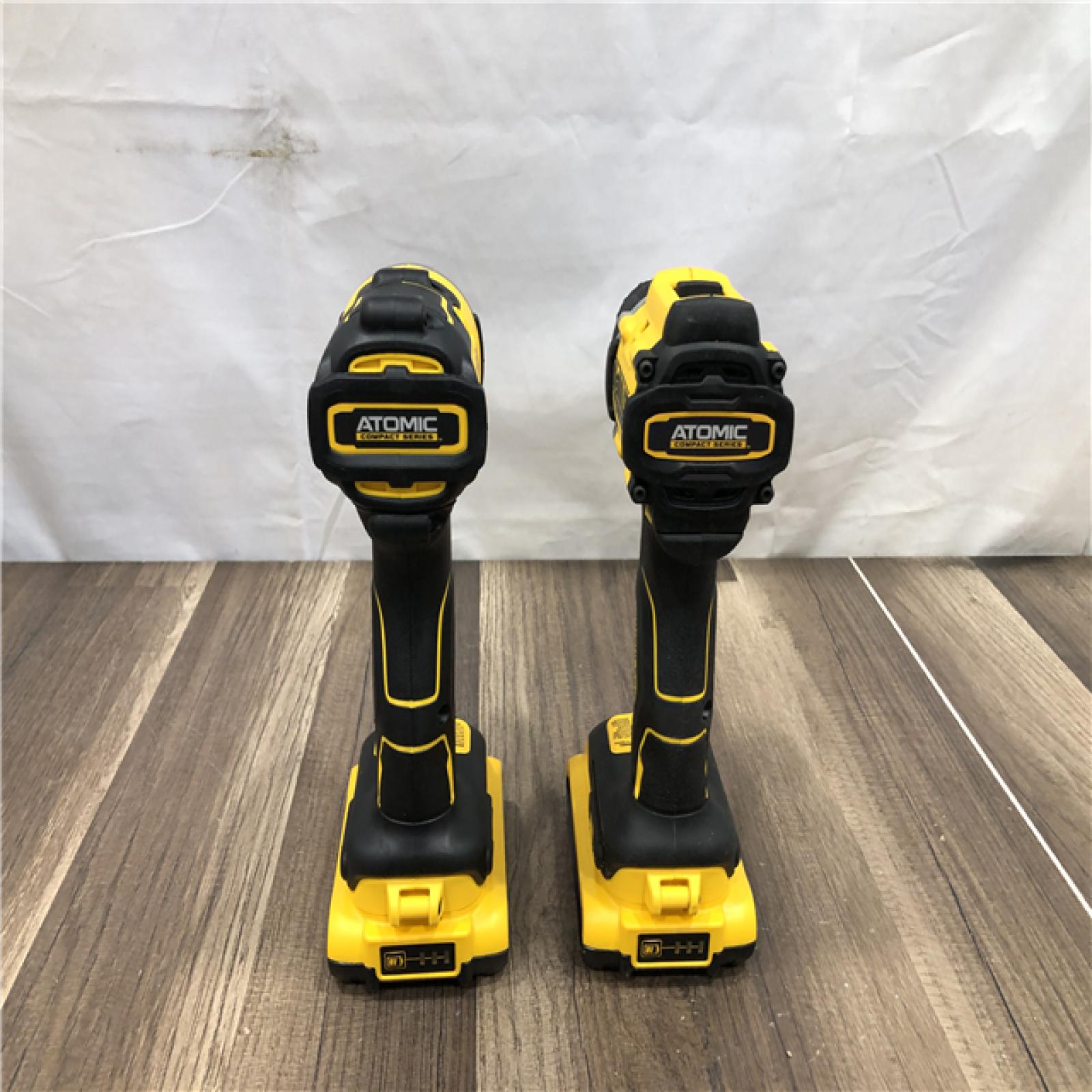 AS-IS DEWALT ATOMIC 20-Volt MAX Lithium-Ion Cordless Combo Kit